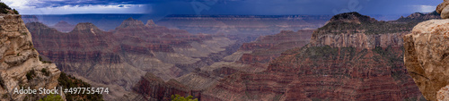 North Rim Grand Canyon during Storm