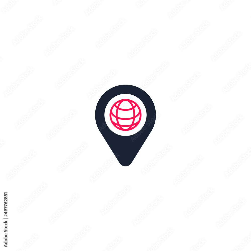 GPS pin World Globe. Location, flat design thin line banner, usage for e-mail newsletters, web banners, headers, blog posts, print and more. GPS pin World Globe. Location, flat design thin line banner, usage for e-mail newsletters, web banners, headers, blog posts, print and more.