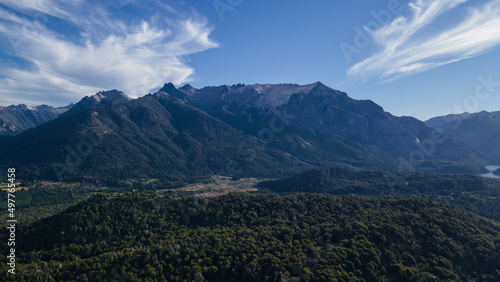 mountains and clouds