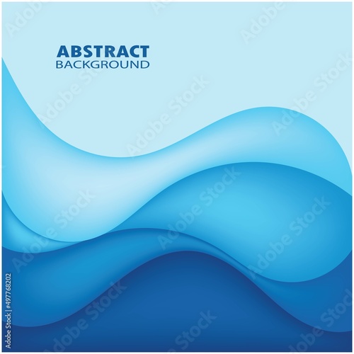 Abstract Water wave design background 