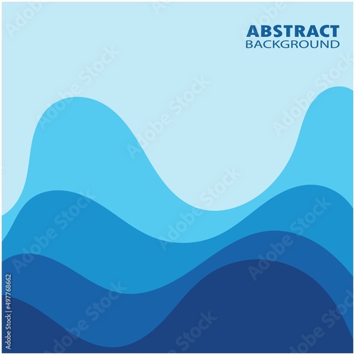 Abstract Water wave design background 