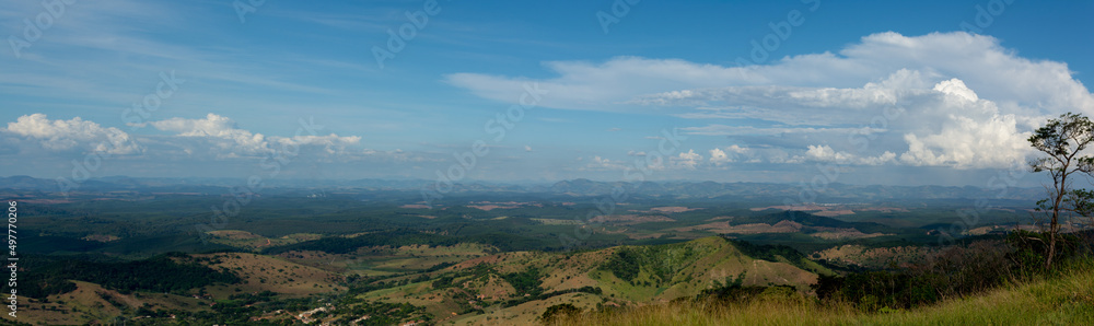 Panorama of Brazilian Forest  Minas Gerais