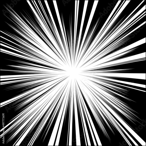 A Comic and Cartoon Background Effect