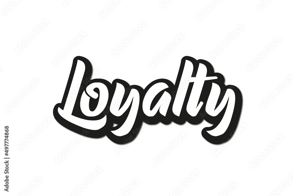 Black And White Loyalty Typography Loyalty Text Effect Black And White Loyalty Typography Loyalty Text Effect