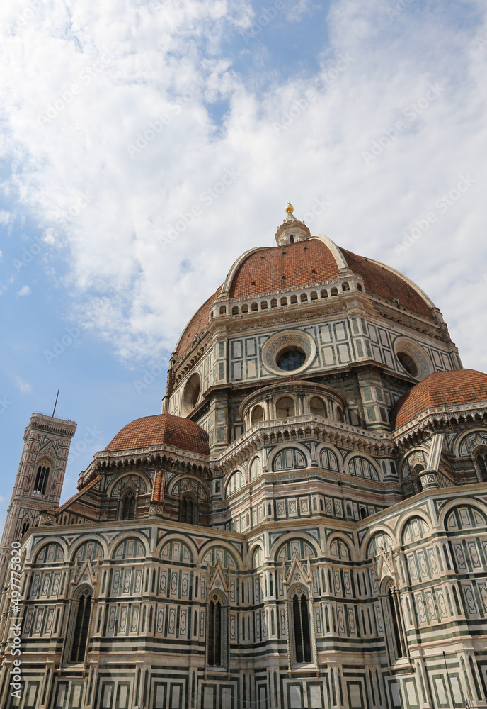 big Dome of the Cathedral of Florence in Italy