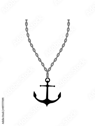Halskette Anker Schmuck 