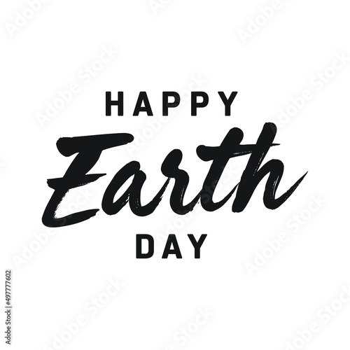 Happy Earth Day, Earth Day Poster, Earth Day Text, Happy Earth Day Background, Vector Illustration Background