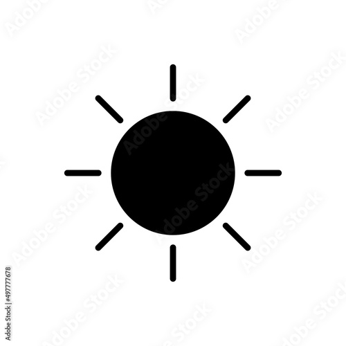 słońce ikona słońce