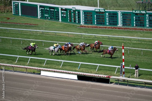 Horse racing track