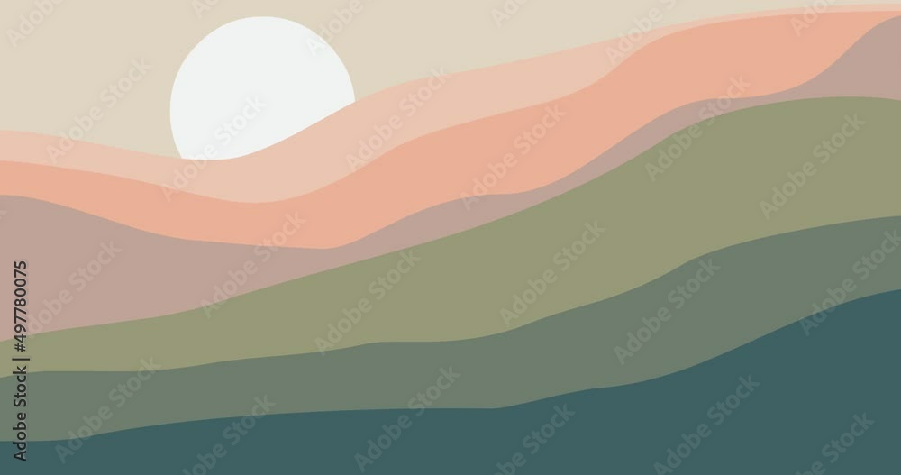 landscape art painting animation video landscape art painting animation video