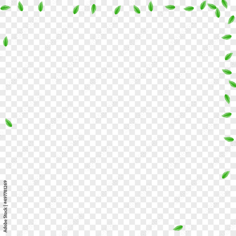 Greenish Plant Background Transparent Vector. Greenery Cosmetic Texture. Border Card. Green Isolate Design. Leaves Realistic. Greenish Plant Background Transparent Vector. Greenery Cosmetic Texture. Border Card. Green Isolate Design. Leaves Realistic.