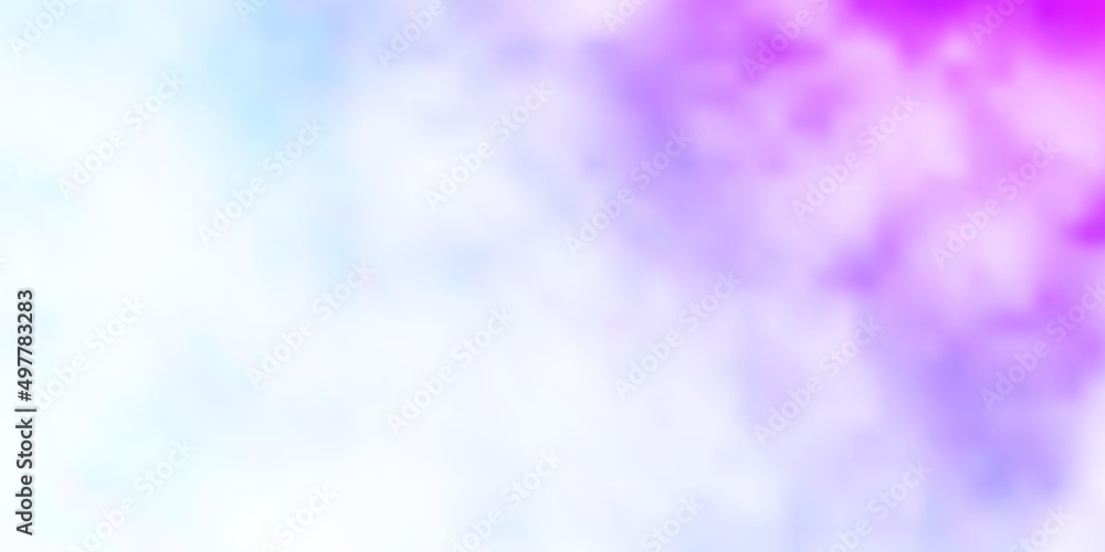 Light Purple vector layout with cloudscape. Light Purple vector layout with cloudscape.