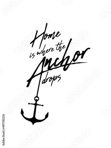 Anker Heimat Spruch 