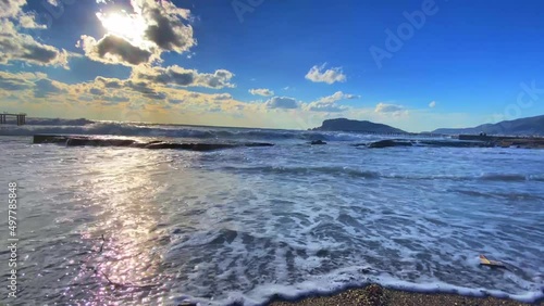 Beautiful Panorama  Of Sunny Alanya Overwashed By Mediterranean photo