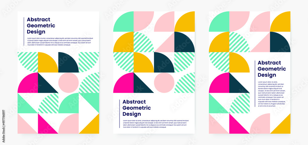 Geometric minimalistic artwork cover with shapes and figures. Abstract pattern design style for cover, web banner, landing page, business presentation, branding, packaging, wallpaper Geometric minimalistic artwork cover with shapes and figures. Abstract pattern design style for cover, web banner, landing page, business presentation, branding, packaging, wallpaper