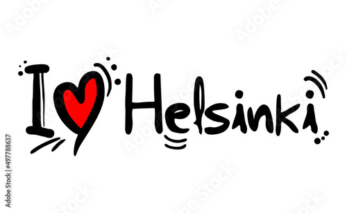 I love Helsinki, city of Finland