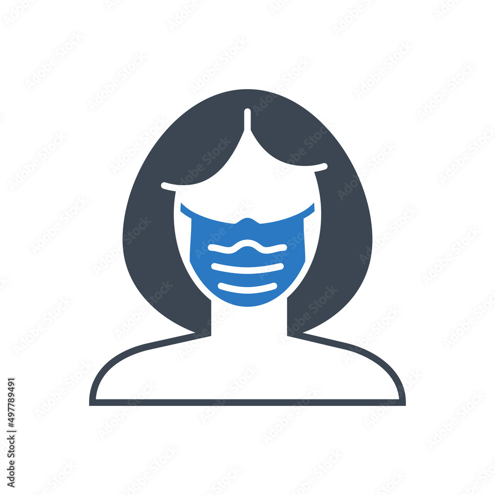 Woman wit medical mask related vector glyph iconWoman wit medical mask related vector glyph icon. Woman wit medical mask sign. Isolated on white background. Editable vector illustration Woman wit medical mask related vector glyph iconWoman wit medical mask related vector glyph icon. Woman wit medical mask sign. Isolated on white background. Editable vector illustration