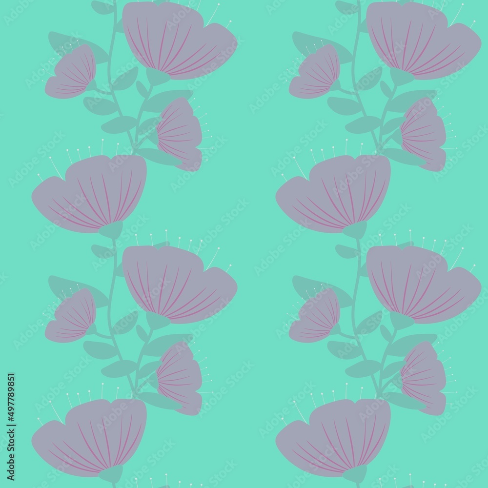 Floral seamless leaves branches pattern for fabrics and packaging and gifts and linens and kids and wrapping paper Floral seamless leaves branches pattern for fabrics and packaging and gifts and linens and kids and wrapping paper