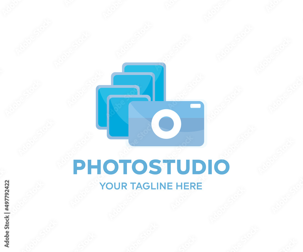 Photo studio logo design. Super set photo frame on sticky tape isolated on transparent background vector design and illustration. Photo studio logo design. Super set photo frame on sticky tape isolated on transparent background vector design and illustration.