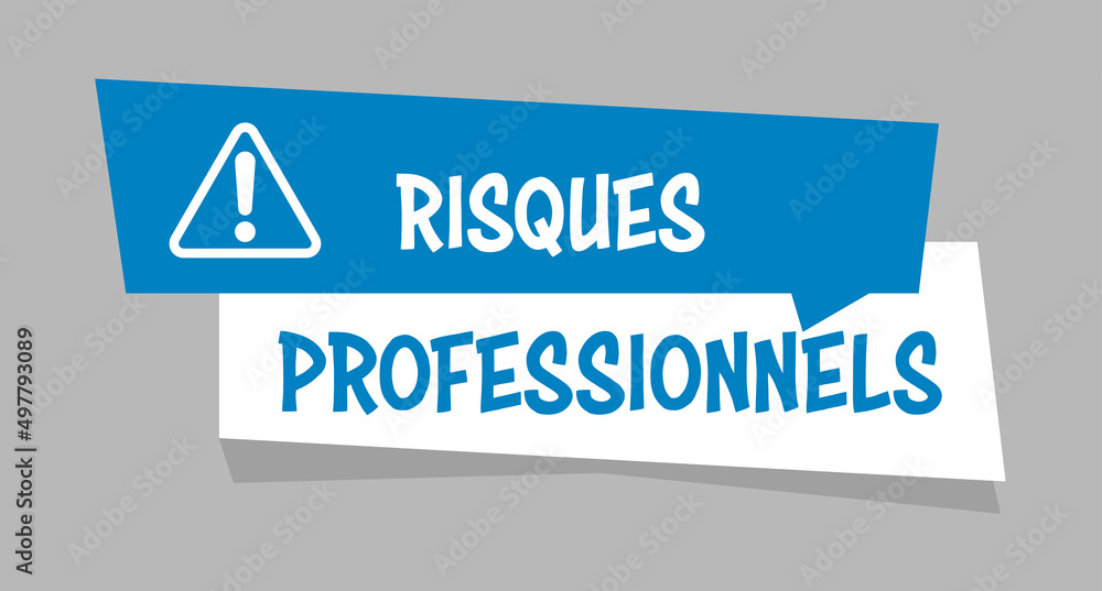 Logo risques professionnels. Stock Vector | Adobe Stock