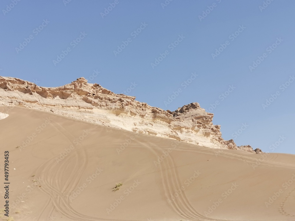Rub Al Khali is the desert that covers most of the southern third of the Arabian Peninsula and this photo was taken in Ibri city in Oman Rub Al Khali is the desert that covers most of the southern third of the Arabian Peninsula and this photo was taken in Ibri city in Oman