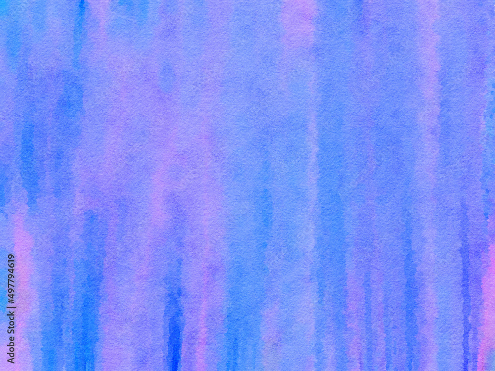 blue and pink watercolor paper background, abstract wet impressionist paint pattern, graphic design