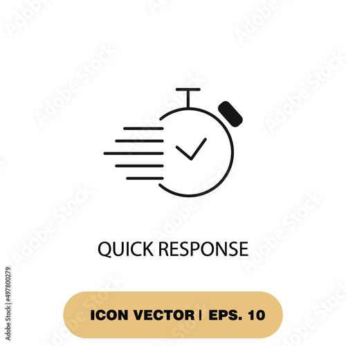 quick response icons  symbol vector elements for infographic web