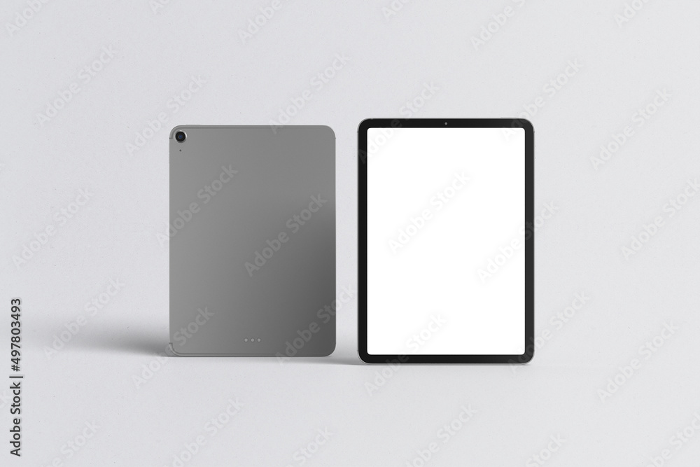 Tablet isometric perspective view. Template for infographics or presentation UI design interface. Blank template Tablet isometric perspective view. Template for infographics or presentation UI design interface. Blank template