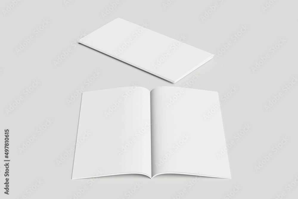 Dl brochure magazine mockup Dl brochure magazine mockup