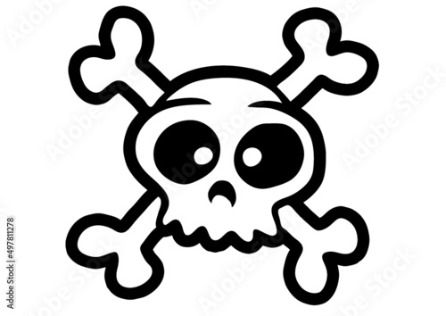 skull pirat funny