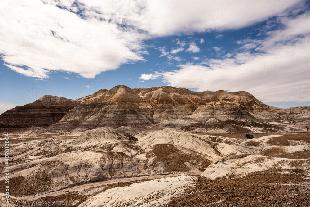 Badlands Formations On Blue Mesa Trail