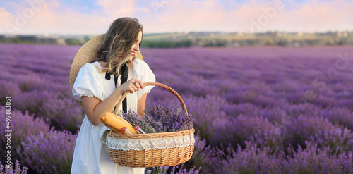 Beautiful young woman with ...