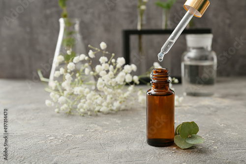 Bottle of natural eucalyptu...