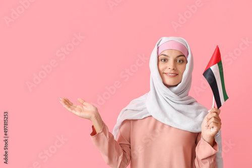 Young woman in traditional ...