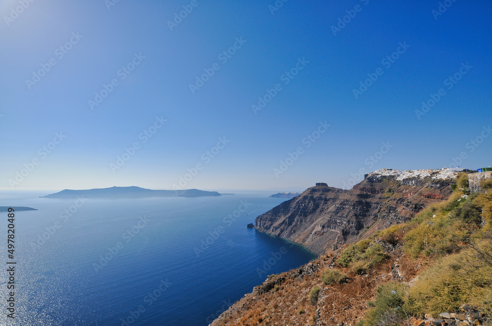 Beautiful view at Santorini island
