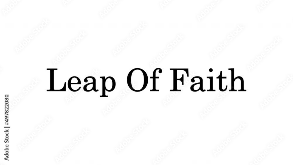 Leap of Faith wrote with flicker text effect, high-resolution footage. Trendy Minimal style text intro. Flickering TEXT effect. UHD RESOLUTION.
Leap of Faith wrote with flicker text effect, high-resolution footage. Trendy Minimal style text intro. Flickering TEXT effect. UHD RESOLUTION.