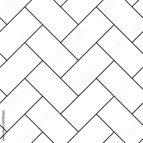 Wooden floor parquet