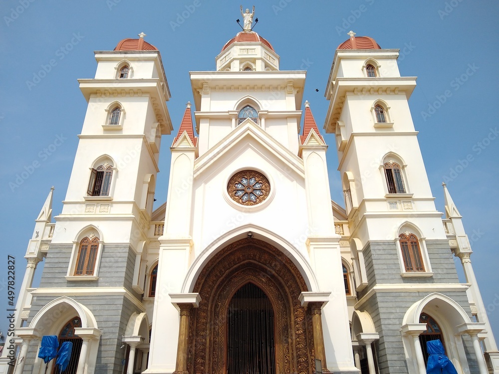 Madre De Deus Church (Vettukadu Church) catholic Church in Thiruvananthapuram Kerala