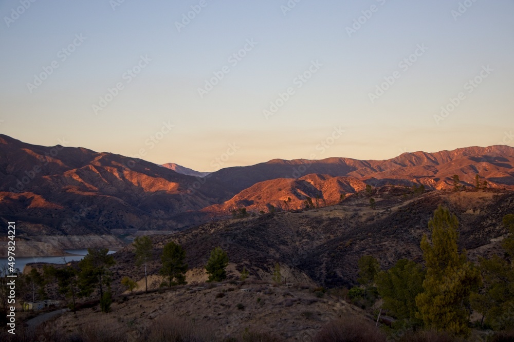 Sunny Skies over Pyramid Lake, CA