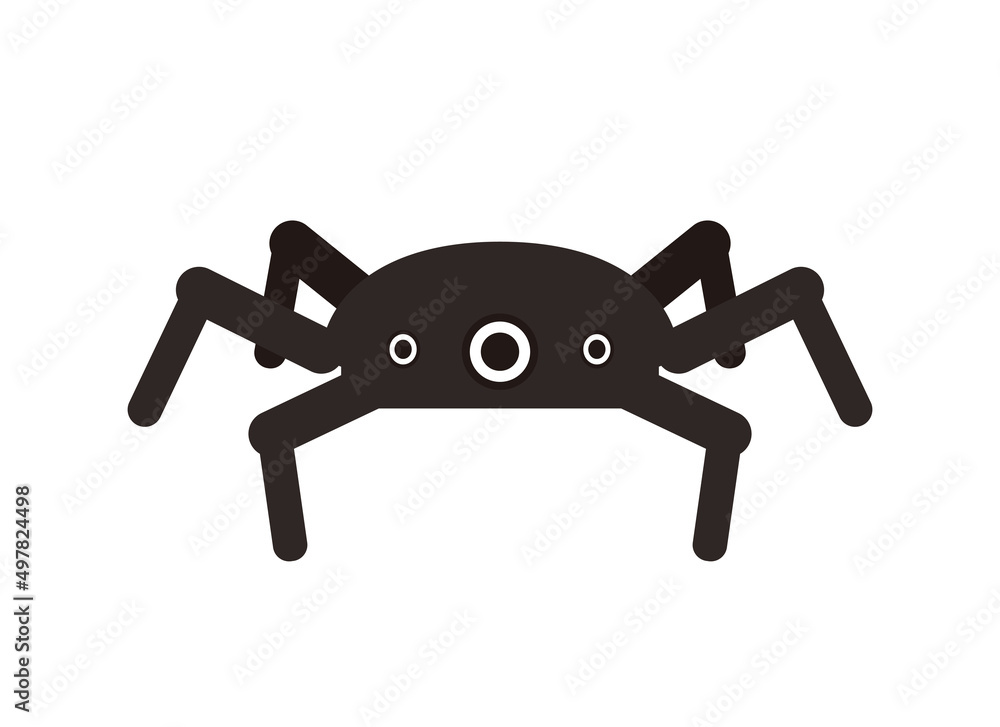 Spider robot machine, vector illustration Spider robot machine, vector illustration