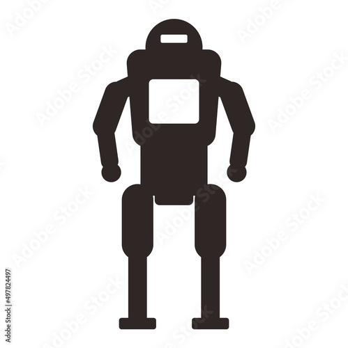 Robot machine, vector illustration