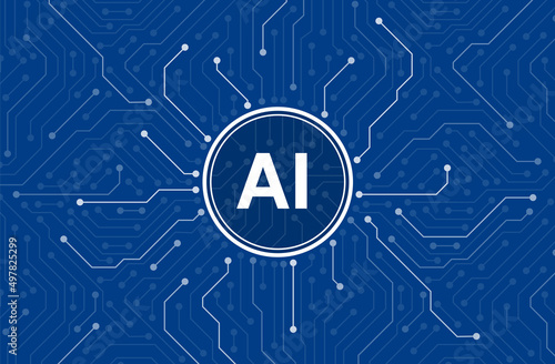 Artificial intelligence concept. vector illustration