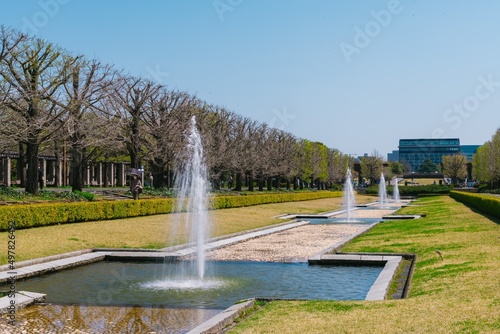 fountain in the park