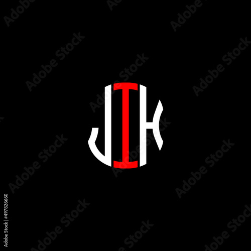 JIH letter logo creative design with vector graphic