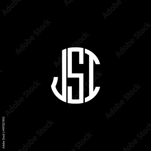JSI letter logo creative design with vector graphic