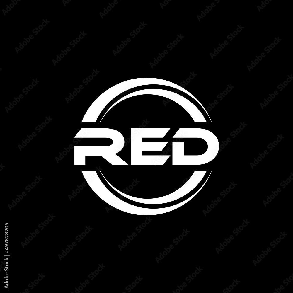 RED letter logo design with black background in illustrator, vector logo modern alphabet font overlap style. calligraphy designs for logo, Poster, Invitation, etc. RED letter logo design with black background in illustrator, vector logo modern alphabet font overlap style. calligraphy designs for logo, Poster, Invitation, etc.