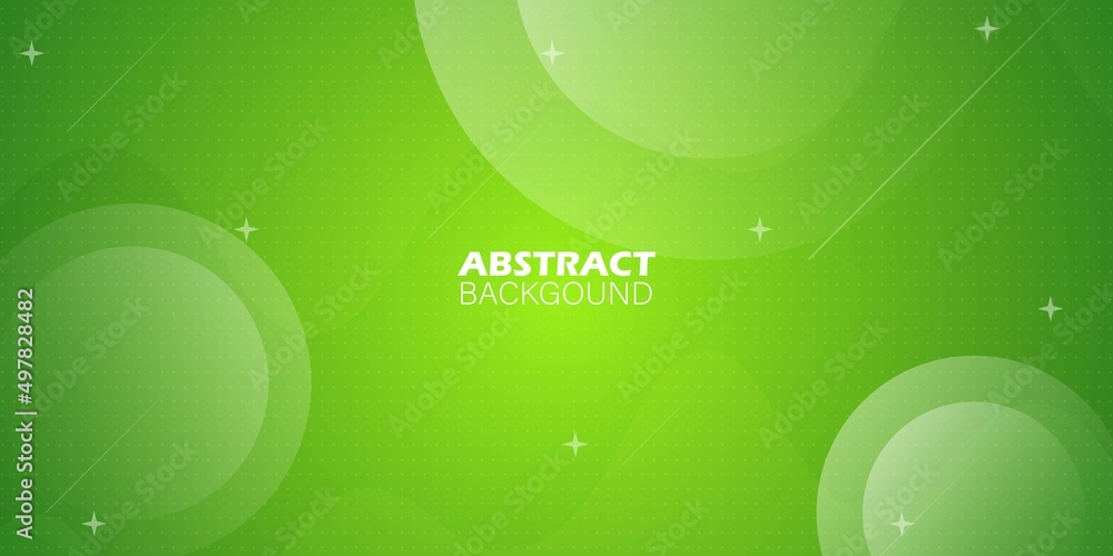 Modern simple abstract background with green gradient color design. Eps10 vector template