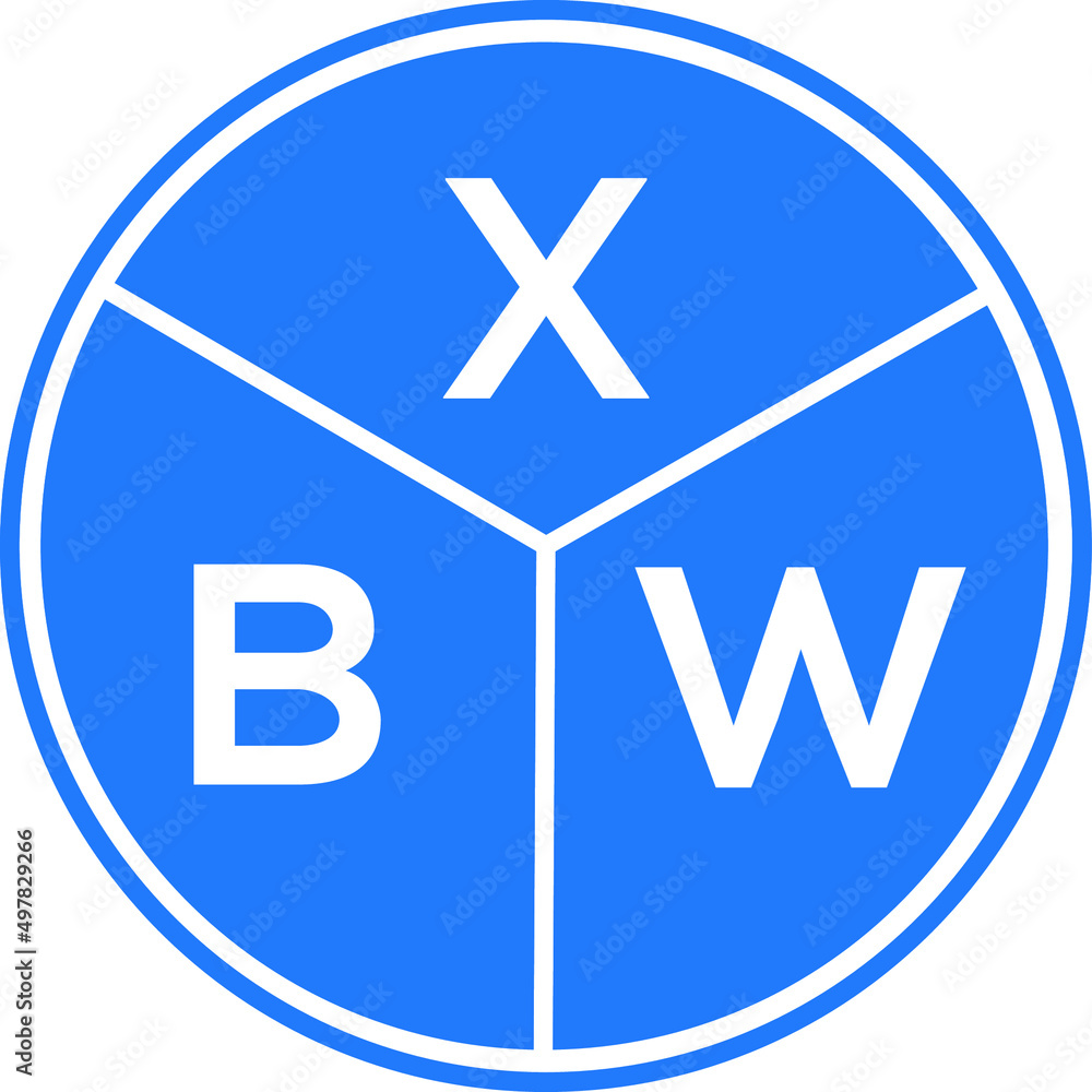 XBW letter logo design on black background. XBW creative initials letter logo concept. XBW letter design. XBW letter logo design on black background. XBW creative initials letter logo concept. XBW letter design.