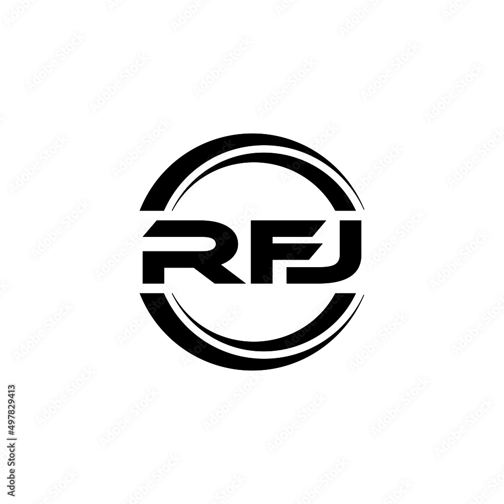 RFJ letter logo design with white background in illustrator, vector logo modern alphabet font overlap style. calligraphy designs for logo, Poster, Invitation, etc. RFJ letter logo design with white background in illustrator, vector logo modern alphabet font overlap style. calligraphy designs for logo, Poster, Invitation, etc.