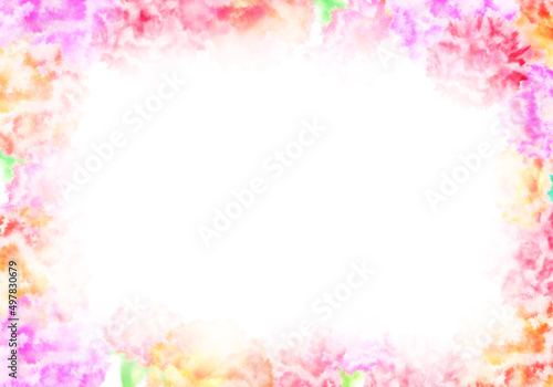 Carnation Watercolor Illustration Flower and Mother's Day Background